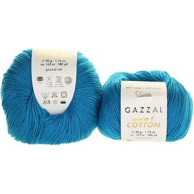 Gazzal Baby Cotton 3428 tmavě tyrkysová