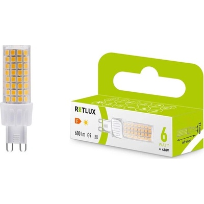 Retlux žiarovka LED G9 6W biela teplá RLL 469