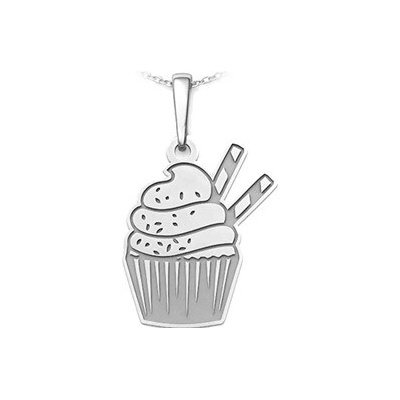 Auronitens Stříbrný přívěsek muffin PA1650