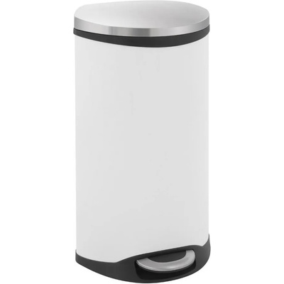 EKO 30 л. бял кош за отпадъци с педал ЕКО от серия shell (eko921830white)
