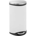 EKO 30 л. бял кош за отпадъци с педал ЕКО от серия shell (eko921830white)