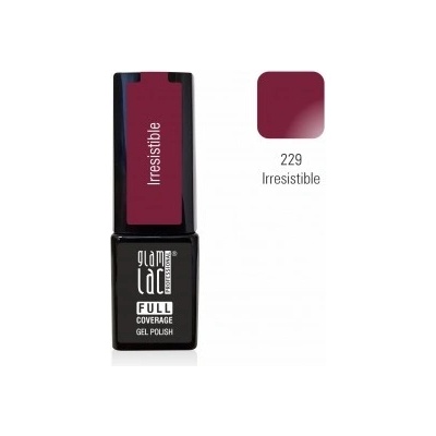 GlamLac Gel lak vínový 229 Irresistible 6 ml