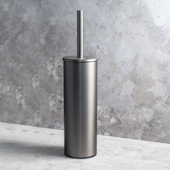 Bemeta GRAPHIT WC štětka válcová na postavení pověšení černý kartáč