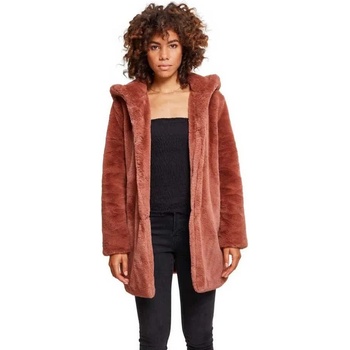 Urban classics Палто Urban classics Teddy coat - Pink (Dark Rose)