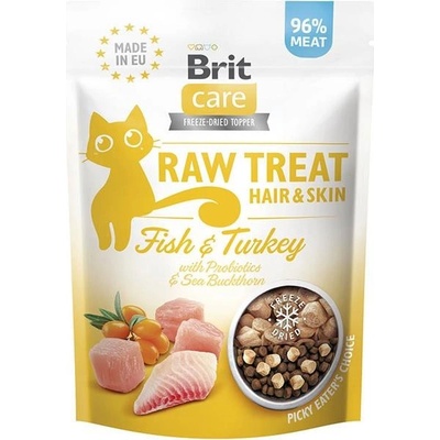 Brit RAW Treat Cat Hair&Skin 40 g – Zbozi.Blesk.cz