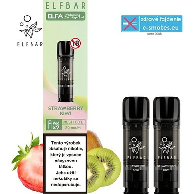 Elf Bar ELFA Pods 2Pack Strawberry Kiwi 20mg