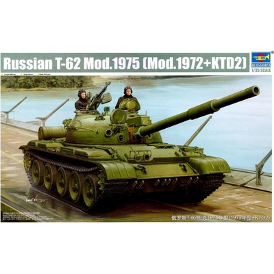 Trumpeter T-62 model 1975 Mod.1972+KTD2 1:35