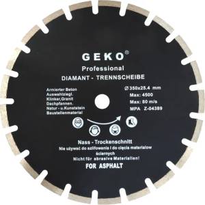 MAR-POL Диамантен диск ASFALT 350x10x25, 4 мм 00355 (M08778)