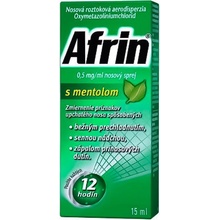 Afrin 0,5 mg/ml nosový sprej s mentolom aer.nao.1 x 15 ml
