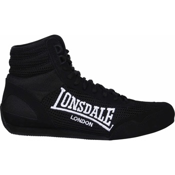 Image 1 of Lonsdale Юношески обувки Lonsdale Contender Junior Boxing Boots - Black/White