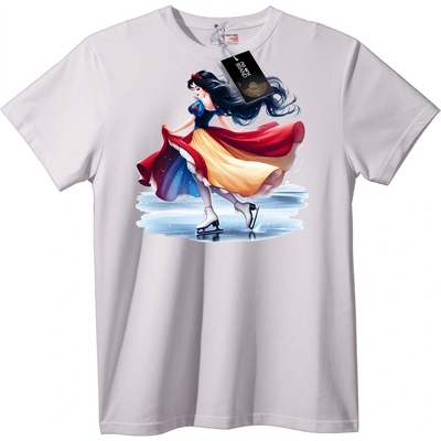 NOONEBRAND Тениска Snow White Пързаляне с кънки - XL, Black