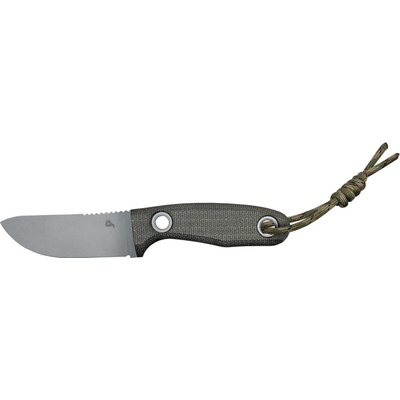 FOX Viator, pevný nůž s pouzdrem, micarta zelená BF-731 D2 MG