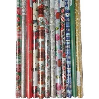 Vianočný baliaci papier rolky 200 x 70 cm 6ks -MOVEO
