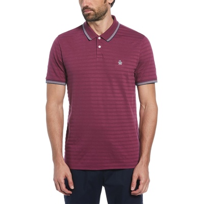 Original Penguin Блуза с яка Original Penguin Men's Cotton Solid Short Sleeve Polo Shirt - Amaranth