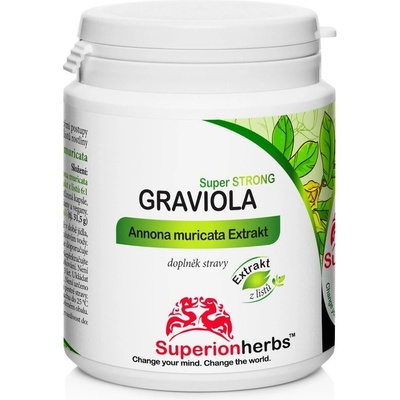 Superionherbs Graviola Extrakt z listů 90 kapslí