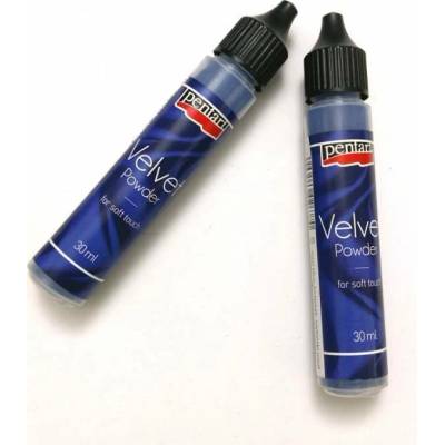 Sametový Velvet pudr 30ml MODRÝ