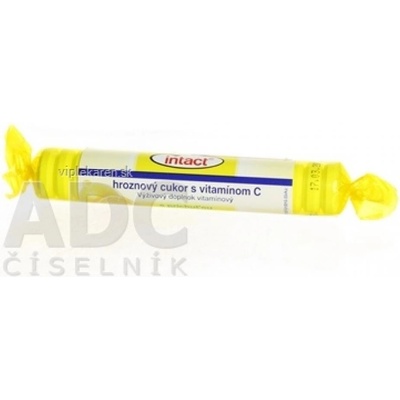 Intact hroznový cukor s vitamínom C s príchuťou citrónu 40 g