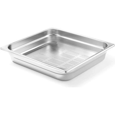 Nádoba GN 2/3 perforovaná, HENDI, Profi Line, GN 2/3, 9L, (H)100mm Hloubka: 6,5 cm