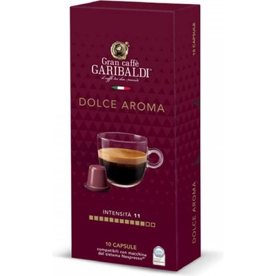 Gran Caffe GARIBALDI Dolce Aroma 10 бр - Кафе на капсули Nespresso