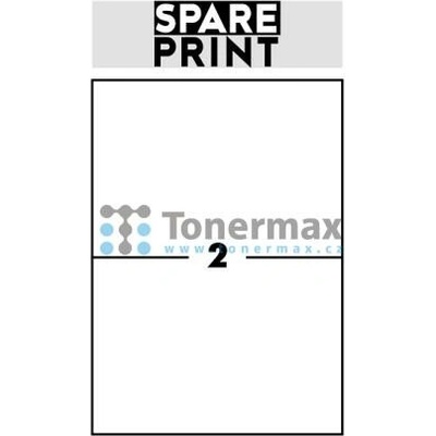 Spare Print Premium A4 2 etikety 210x148,5 mm 100 archů bílé