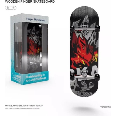 nEo Graphics dřevěný Fingerboard 29mm Fire