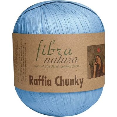 Fibra Natura Raffia Chunky 114-11 modrá