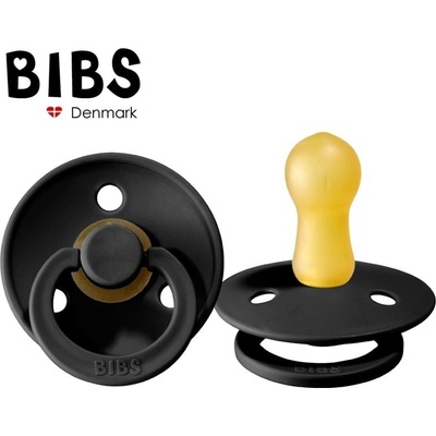 Bibs guľaté kaučuk Black