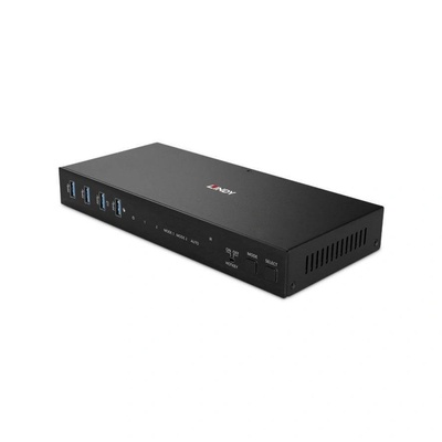 Lindy 39314 KVM превключвател Черен (39314)