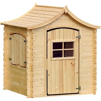 Timbela Дървена къща за игра с под (ttm550-1)