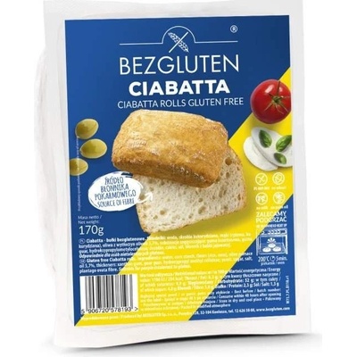 Bezgluten Housky ciabatta VEGGIE bez lepku bez přidaného cukru 2ks 170 g