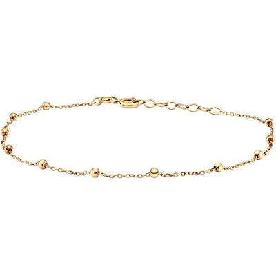SAVICKI Náramok s príveskom žlté zlato 19 cm - B-B-B1194-00086-585-Z