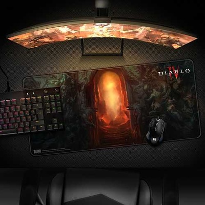 Blizzard Diablo 4 - Limitovaná edícia - podložka pod myš - veľkosť XL, FBLMPD4HELLGT21XL