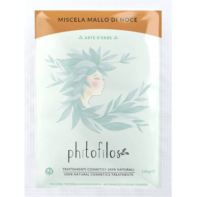 Phitofilos Zmes na farbenie vlasov orieškovo hnedá 100 g