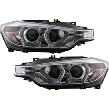 KITT XENON Headlights Angel Eyes suitable for BMW 3 Series F30 F31 Sedan Touring 2011-2015 Chrome