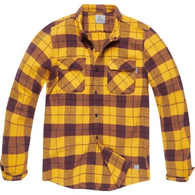 Vintage Industries Sem flannel žlutá