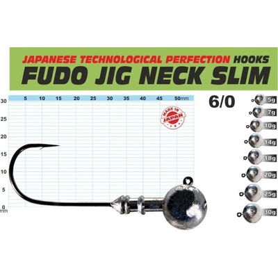 FUDO JIG PROFI Slim s nálitkem vel.6 30g 3ks