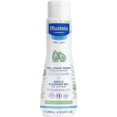 Mustela Detský jemný čistiaci gél na telo a vlasy Gentle Cleansing Gel 200 ml