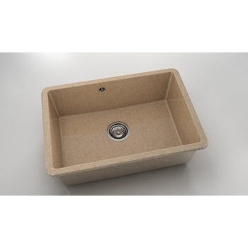 FAT Мивка за долно вграждане Vanguard 236, Granicite, 860 Pink pastel, с включен сифон