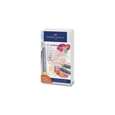 Faber Castell akvarelové pastelky Goldfaber Aqua Pastel 114639 36 farieb