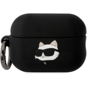 Karl Lagerfeld Кейс Karl Lagerfeld KLAP2RUNCHK за AirPods Pro 2, черен / черен, Silic (KF001480-0)
