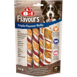 8in1 Лакомство 8in1 Triple Flavour ролка за дъвчене 3бр (A4-148111)