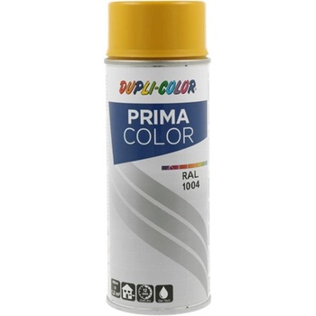 Dupli color СПРЕЙ dupli color prima ral 1004 400мл НАСИТЕНО ЖЪЛТО (2011000)
