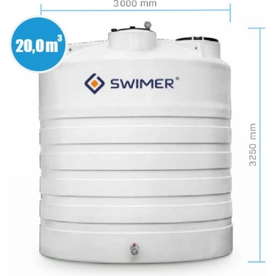 Swimer Nádrž na vodu Comfort-Line FUJP 2 500 l