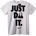 NOONEBRAND Тениска Писък Просто го направи - 2XL, Black