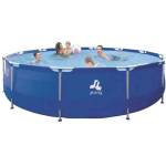MASTER Басейн с тръбна рамка кръгъл Sirocco Blue 420 x 84 см (JL17800)