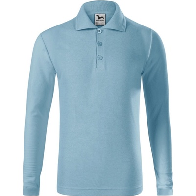 Malfini polokošile Pique Polo LS MAL-2411507 modrá nebesky