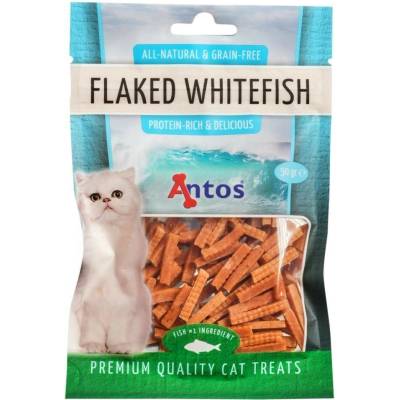 Antos Cat treats pásky s bielou rybou 50 g