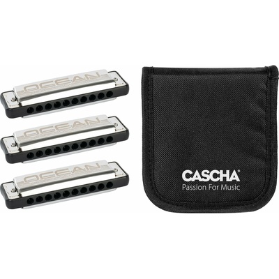 Cascha HH 2346 Ocean Rock Pack 3 BK C-G-A Диатонична устна хармоника (HH 2346)