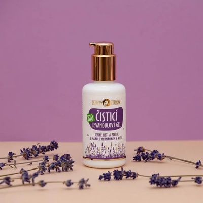 Purity Vision Bio Levandulový čisticí gel s mandlí, heřmánkem a vit. E 100 ml