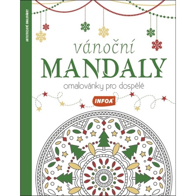 Omaľovánky Vianočné mandaly Omaľovánky pre dospelých